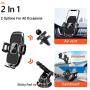 TORRAS [Military Grade] Cell Phone Holder for Car, Universal Car Phone Mount Dashboard Windshield Vent Compatible with iPhone 11 Pro Max XS X XR 8 Plus SE, Samsung Galaxy S20+Ultra Note10 Plus & All
