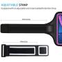 LOVPHONE iPhone 11 Pro Max/iPhone 11 Pro/iPhone 11/iPhone Xs Max/iPhone XR Armband, Water Resistant Sport Running Cell Phone Case with Key Holder and Card Slot for Walking,Hiking,Biking (Rose)