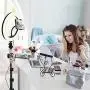 10 Selfie Ring Light with Adjustable Tripod Stand & Cell Phone Holder,Portable USB LED Ring Light with Remote for TikTok/YouTube/Video Recording/Streaming/Makeup/Photography/iPhone Android Cameras 10 Selfie Ring Light with Adjustable Tripod Stand & Cell Phone Holder,Portable USB LED Ring Light with Remote for TikTok/YouTube/Video Recording/Streaming/Makeup/Photography/iPhone Android Cameras