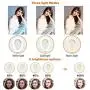 Selfie Ring Light, Clip-on Light Ring for Phone Upgraded 54 LED Rechargeable Portable Selfie Fill Light with 3 Light Modes, 8-Level Brightness, 210° Rotating for iPhone and Android Selfie Ring Light, Clip-on Light Ring for Phone Upgraded 54 LED Rechargeable Portable Selfie Fill Light with 3 Light Modes, 8-Level Brightness, 210° Rotating for iPhone and Android