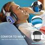 STOON Gaming Headset, for Xbox One PS4 Headset with Noise Canceling Microphone & LED Light, Over-Ear Gaming Headphones with Soft Memory Earmuffs for PC, Mac, Laptop, Nintendo Switch
