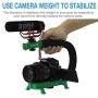 Cam Caddie Scorpion Jr Stabilizing Camera Handle for DSLR and GoPro Action Cameras - Professional Handheld U/C-Shaped Grip with Integrated Accessory Shoe Mount for Microphone or LED Video Light - Includes: Smartphone / GoPro Adapters and 1/4-20 Threaded M