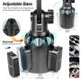 Car-Cup-Holder-Phone-Mount Adjustable Pole Automobile Cup Holder Smart Phone Cradle Car Mount for iPhone 11 Pro/XR/XS Max/X/8/7 Plus/6s/Samsung S10 /Note 9/S8 Plus/S7 Edge(Black)