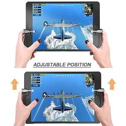 eLUUGIE Mobile Trigger Controller for Fortnite PUBG Tablet iPad/Android Tablet Game ControllerMobile Gamepad Holder Mobile Game Grip Mobile Aim Trigger Button for 5.5~12.9 inch Tablet