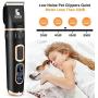 VOVO Dog Clippers Professional 3-Speed Low Noise Pet Grooming Kit Tools Rechargeable Cordless Electric Hair Clippers for Dogs Cats Pets