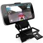 Ortz® PS4 Smart Clip Holder for PlayStation 4 Dualshock Controller - Best Clamp Bracket for Android Mobile Phones, Galaxy S3 S4 S5 S6 Note 2 3 4 & iPhone 4 4s 5 5s 6