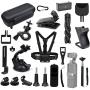 Kitspeed Expansion Accessories Kit for DJI OSMO Pocket Action Camera,Including Mobile Phone Holder,Extension Base,Tripod,Car Suction Cup Bracket,Strap Clip and More
