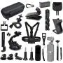 Kitspeed Expansion Accessories Kit for DJI OSMO Pocket Action Camera,Including Mobile Phone Holder,Extension Base,Tripod,Car Suction Cup Bracket,Strap Clip and More