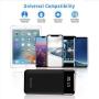 Power Bank 25000mAh Portable Charger, High Capacity Battery Pack Backup External USB Battery Power Pack Battery Charger 3 Output 2 Input with LCD Display Compatible Smartphone, Android Phone, Tablets