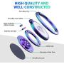 Phone Ring Holder Finger Kickstand, A-Maker 360° Rotation Metal Phone Ring Stand,Phone Ring Grip for Magnetic Car Mount Compatible with iPhone, Samsung Galaxy All Smartphone (Colorful)