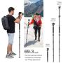 K&F Concept TM2515T1 Professional 67 inch Camera Tripod Horizontal Aluminium Tripods Portable Monopod with 360 Degree Ball Head Quick Release Plate for Canon Nikon Sony DSLR Cameras