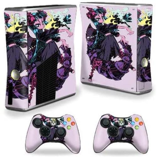 MightySkins Skin Compatible with Xbox 360 S Console - Dragon Girl | Protective, Durable, and Unique Vinyl Decal wrap Cover | Easy to Apply, Remove, and Change Styles | Made in The USA