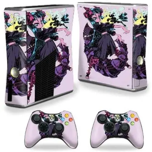 MightySkins Skin Compatible with Xbox 360 S Console - Dragon Girl | Protective, Durable, and Unique Vinyl Decal wrap Cover | Easy to Apply, Remove, and Change Styles | Made in The USA