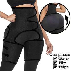 FancyWolf High Waist Trimmer, Thigh Trimmer, Butt Lifter, 3 in 1 Weight Loss Waist Trainer Shaping Slimming Support, Hips Belt Trimmer Body Shaper