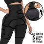 FancyWolf High Waist Trimmer, Thigh Trimmer, Butt Lifter, 3 in 1 Weight Loss Waist Trainer Shaping Slimming Support, Hips Belt Trimmer Body Shaper