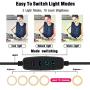 Led Ring Light with iPad Microphone Holder Desk Kit - Selfie Flash vlogging Camera Video Live Stream Light with Flexible Lazy Arms for iPhone Android Cell Phone & Tablet