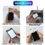 [2PC] RFID Blocking Phone Card Wallet - Double Secure Pocket - Ultra-Slim Self Adhesive Credit Card Holder Card Sleeves Phone Wallet Sticker All Smartphones (Bluegre)