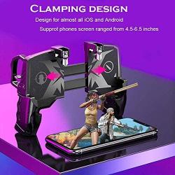 SQINAA K21 Mobile Game Controller for PUBG/Call of Duty/Fortnite,aim Trigger Fire Buttons L1R1 Shooter Sensitive Joystick,Gamepad for 4.7-6.5 inch iPhone & Android Phone