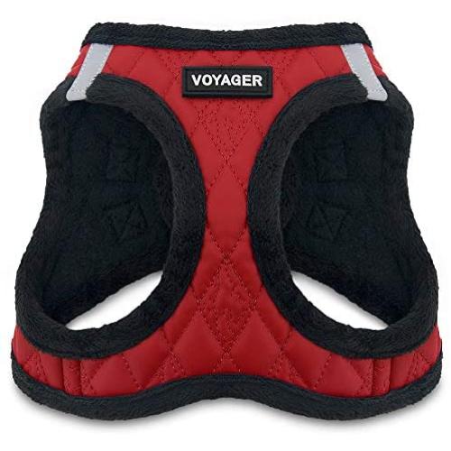 Voyager Step-in Plush Dog Harness - Soft Plush, Step in Vest Harness for Small and Medium Dogs by Best Pet Supplies