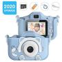 Kids Camera, Digital Camera for Kids 16.0MP 2.0 Inch HD Shockproof Camera, IPS Screen Kids Video Camera with 32 GB Memory Card and Games, Mini Kids Camcorder(1920x1080P) Camera Gifts for Kids (Blue)