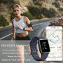CHEREEKI Fitness Tracker, Fitness Watch with Heart Rate Monitor Waterproof IP68 1.3 Color Screen Smartwatch, Stopwatch, Step Counter, Sleep Monitor Activity Tracker for Men Women Kid
