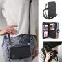 Gear Beast Crossbody Cell Phone Wallet Case Compatible with iPhone Xs Max, Dual Folio Slim Flip Folio Wallet Case with Seven Card Slots Including Transparent ID Holder and 48 to 54 Inch Strap Gear Beast Crossbody Cell Phone Wallet Case Compatible with iPhone Xs Max, Dual Folio Slim Flip Folio Wallet Case with Seven Card Slots Including Transparent ID Holder and 48 to 54 Inch Strap