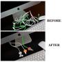 MXTECHNIC Cable Wire Clips Cord Holder Management System Clips Camps Durable Self Adhesive Multipurpose Wall Desktop Cable Charger Organizer Cleaner and Safer for Desks,Mouse,Computers or Cell Phones
