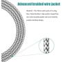 iPhone Charger Lightning Cable Charger MFi Certified High-Speed Charging Cord Lightning to USB A iPhone Charger Cable