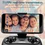 SANROCK U61W Drones for Kids with Camera, RC Quadcopter with 720P HD WiFi FPV Camera, Support Altitude Hold, Route Making, Headless Mode, One-Key Start, Emergency Stop, Great Gift for Boys Girls