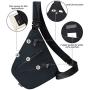 Sling Bag Chest Shoulder Backpack Crossbody Bags for Men Boys Travel Outdoors