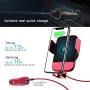 Wireless Car Charger, CTYBB Qi Auto-Clamping Air Vent Dashboard Car Phone Holder & QC3.0 Car Charger, 10W Compatible for Galaxy S10/S10+/S9,Charging for iPhone 11/11 Pro/11 Pro Max/XSMax/XS/XR/X/8P/8