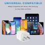 IVELLTARE USB Wall Charger, 4-Pack 2.1A/5V USB Plug Dual Port Charger Block Power Adapter Charging Cube Compatible with iPhone 8/7/6S/6S Plus, X Xs Max XR, Samsung, Android, and More(White)