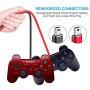 PS3 Controller Charger Charging Cable – 2 Pack 10FT Long Nylon Braided 5 Pin Mini USB Data Sync Cord for Playstation 3, Dualshock 3, PS Move, TI84 Plus CE, GoPro Hero 3+, Cell Phones, MP3 Players PS3 Controller Charger Charging Cable – 2 Pack 10FT Long Nylon Braided 5 Pin Mini USB Data Sync Cord for Playstation 3, Dualshock 3, PS Move, TI84 Plus CE, GoPro Hero 3+, Cell Phones, MP3 Players