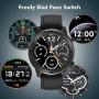 Smart Watch, Popglory Smartwatch HR, Touchscreen 1.3" Fitness Watch with Blood Pressure Monitor, IP68 Waterproof Fitness Watch, 15 Days Battery Life Compatible with Android Phones and iPhone