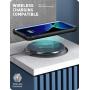 i-Blason Ares Case for iPhone 11 6.1 inch (2019 Release), Dual Layer Rugged Clear Bumper Case with Built-in Screen Protector (Blue)