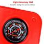 PowRyte Works Dial Tire Inflator - 12-Volt Portable Auto Air Compressor with Precise Pressure Gauge