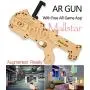 AR Games Gun Augmented Reality Bluetooth Game Controller with Cell Phone Stand Holder Portable and Eco-Friendly Wood AR Toy with 360° AR Games for iPhone Android (Medium) AR Games Gun Augmented Reality Bluetooth Game Controller with Cell Phone Stand Holder Portable and Eco-Friendly Wood AR Toy with 360° AR Games for iPhone Android (Medium)
