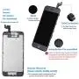 for iPhone 6 Screen Replacement (Black), Mobkitfp Full Assembly with Home Button+Front Camera+Ear Speaker+Sensor, LCD Display & Touch Screen Digitizer Replacement for A1549, A1586, A1589 for iPhone 6 Screen Replacement (Black), Mobkitfp Full Assembly with Home Button+Front Camera+Ear Speaker+Sensor, LCD Display & Touch Screen Digitizer Replacement for A1549, A1586, A1589