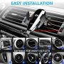 DM Wireless Car Charger 10W Qi Fast Charging Air Vent Car Phone Mount Automatic Clamping Cell Phone Holder Compatible with iPhone Xs Max/XR/XS/X/8 Plus, Samsung Galaxy S10/S10 Plus/S9/S8/S7/Note 9 10