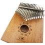 Lark Music 17 Key Mahogany Kalimba African Thumb Piano Finger Percussion Keyboard Portable Music Instrument Key C