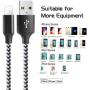 iPhone Charger MFi Certified,Guidit 5Pack 6Ft Nylon Braided iPhone Charger Lightning Cable USB Cord Fast iPhone Charger Cable Compatible with iPhone 11 Pro Max XS X XR 8 7 6S 6 SE iPad iPod More