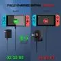 Switch Charger for Nintendo Switch and Switch Lite, innoAura Type-C AC Adapter Charger, Support TV Mode and Charging Dock, Supply 15V 2.6A Fast Charging Switch Charger for Nintendo Switch and Switch Lite, innoAura Type-C AC Adapter Charger, Support TV Mode and Charging Dock, Supply 15V 2.6A Fast Charging