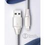 iPhone Charger Xcentz 3ft 2 Pack, Apple MFi Certified Lightning Cable, High-Speed iPhone Charger Cable Durable Braided Charging Cord for iPhone 11/X/XS/XR/XS Max/8/7/7 Plus/6/5s, iPad Mini/Air, Silver