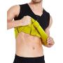 Roseate Mens Body Shaper Hot Sweat Workout Tank Top Slimming Sauna Vest Neoprene Compression Thermal Shirt
