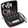 ADVcer 2DS Case, EVA Waterproof Hard Shield Protective Carrying Case with Hand Wrist Strap and Double Zipper for Nintendo 2DS (Fuchsia) ADVcer 2DS Case, EVA Waterproof Hard Shield Protective Carrying Case with Hand Wrist Strap and Double Zipper for Nintendo 2DS (Fuchsia)