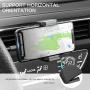 Car Phone Mount Air Vent Cell Phone Holder for Car Compatible with iPhone 11 Pro Max XR Xs Max Xs X 8 7 6 Plus Samsung Galaxy 10 S10+ S9 S8 LG Google Nexus Nokia Sony and More (Black)