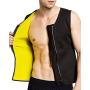 Roseate Mens Body Shaper Hot Sweat Workout Tank Top Slimming Sauna Vest Neoprene Compression Thermal Shirt