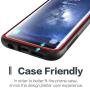 [2 Pack] Samsung Galaxy S8 Plus Screen Protector Tempered Glass Film [Case Friendly][Anti-Bubble][3D Curved][3D Full Coverage] Tempered Glass Screen Protector for Samsung Galaxy S8 Plus
