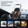 TORRAS [Military Grade] Cell Phone Holder for Car, Universal Car Phone Mount Dashboard Windshield Vent Compatible with iPhone 11 Pro Max XS X XR 8 Plus SE, Samsung Galaxy S20+Ultra Note10 Plus & All