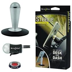 Nite Ize Original Steelie Desk and Dash System - Magnetic Smartphone Mounting System for Your Car Vent and Workspace